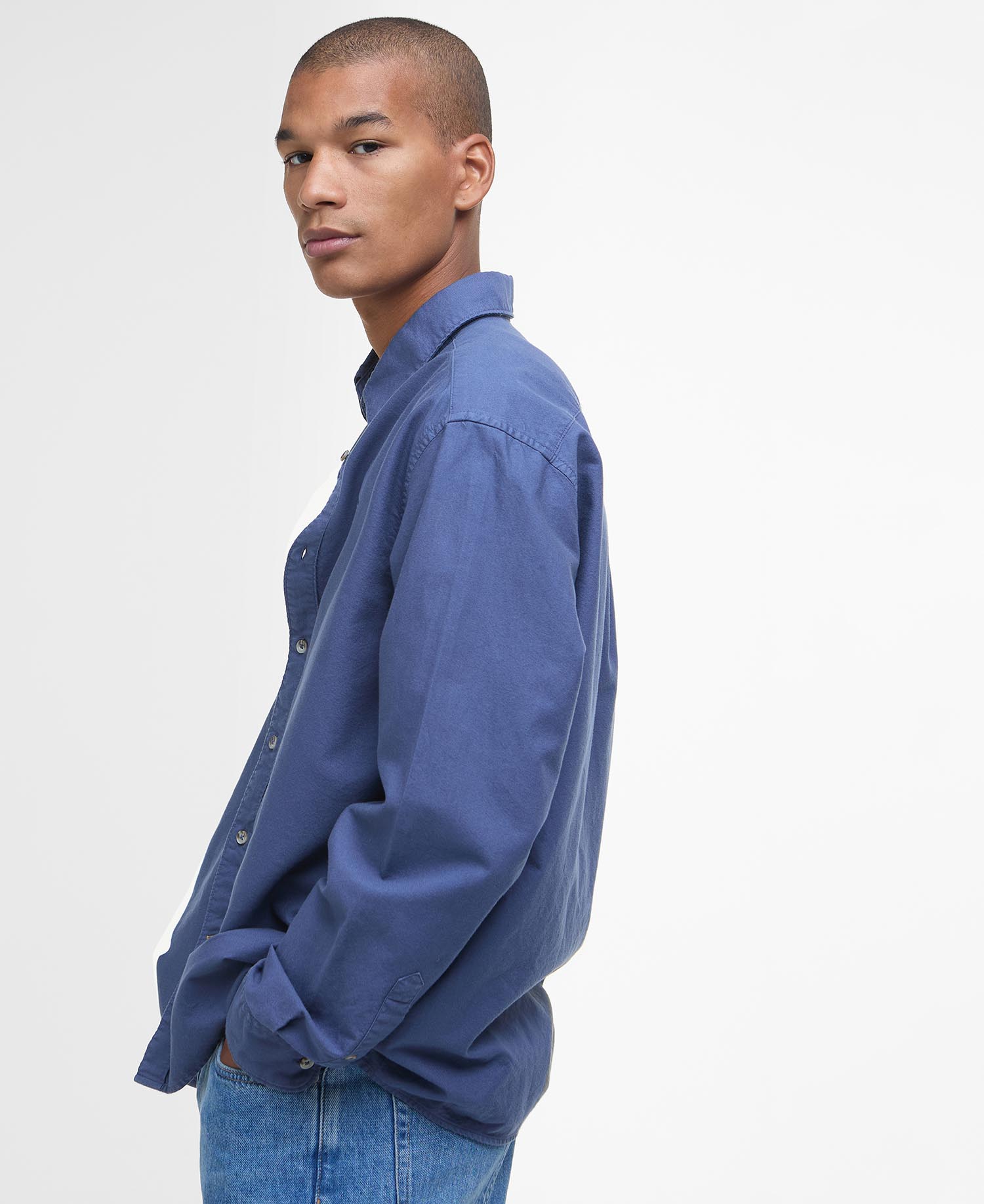 Hemd Oxford Garment Dyed Long-Sleeved Relaxed image number 4