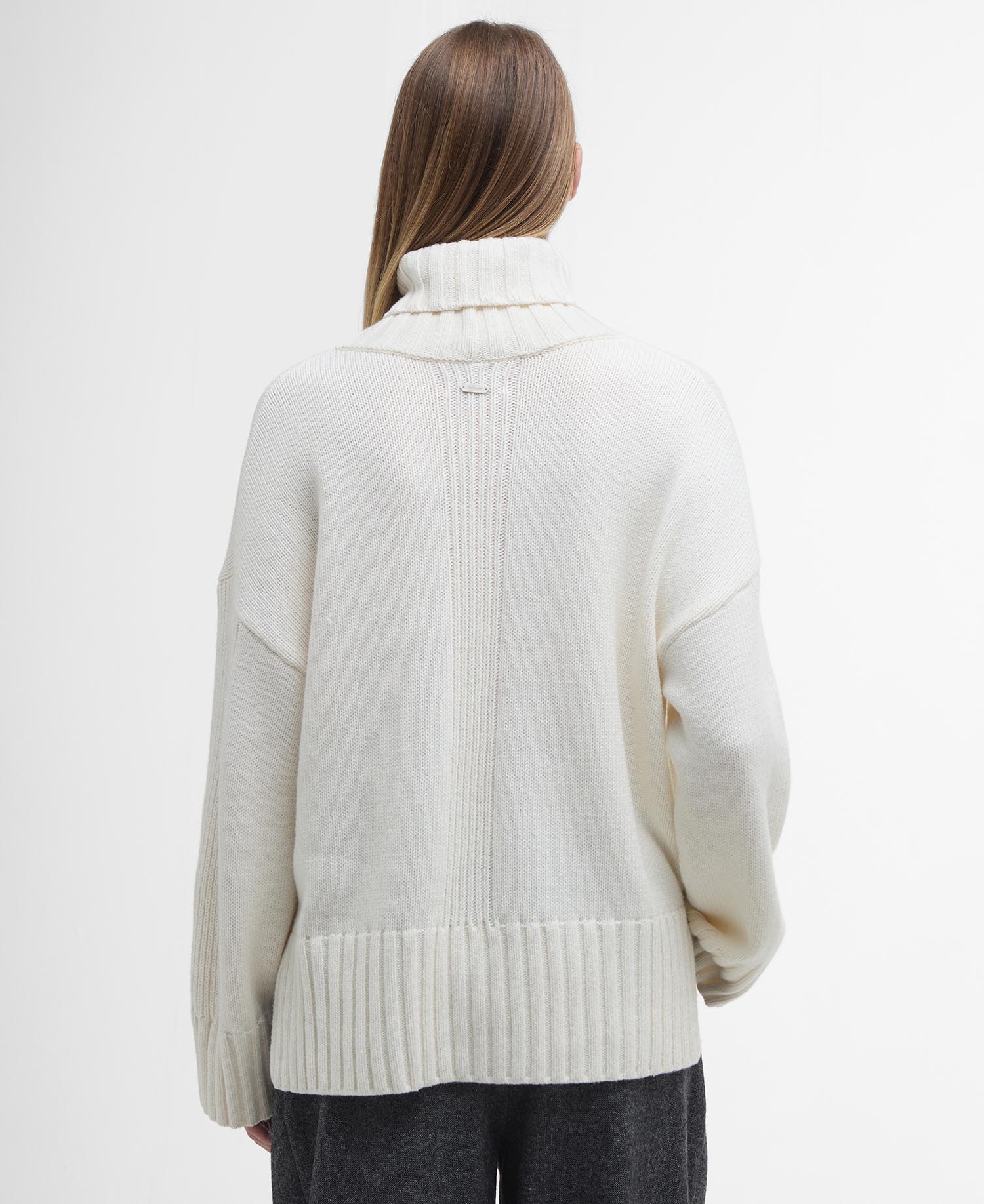 Maglione Josephine a collo alto con risvolto image number 2