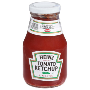 HEINZ Single Serve Ketchup Jar, 12 oz. Container (Pack of 24) image