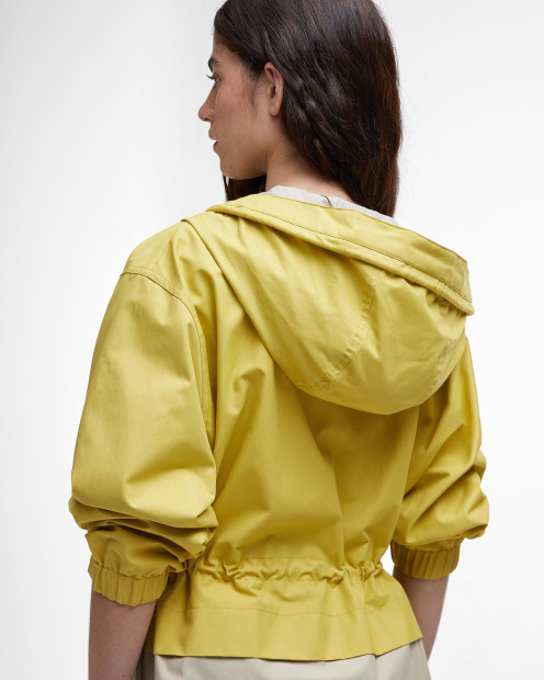 Evie Showerproof Parka Limeade/Light Sand