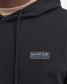 Small Logo Hoodie Black-Pewter