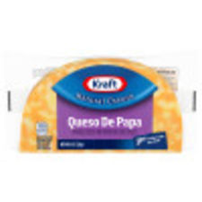 Kraft Queso de Papa Marbled Colby & Monterey Jack Cheese Brick 8 oz Wrapper