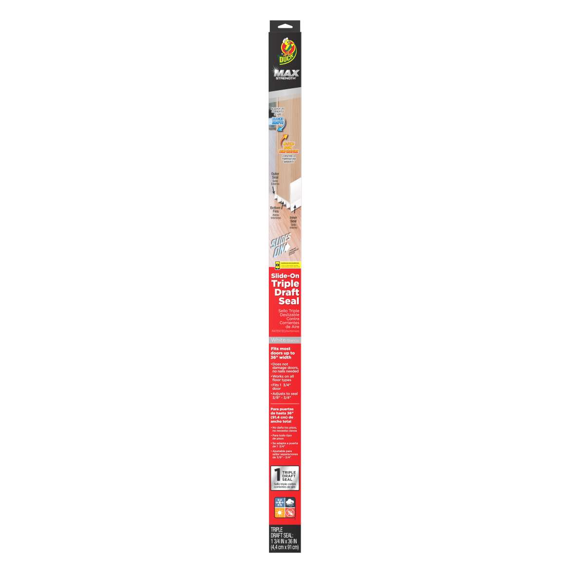 Duck® MAX Triple Draft Seal Image