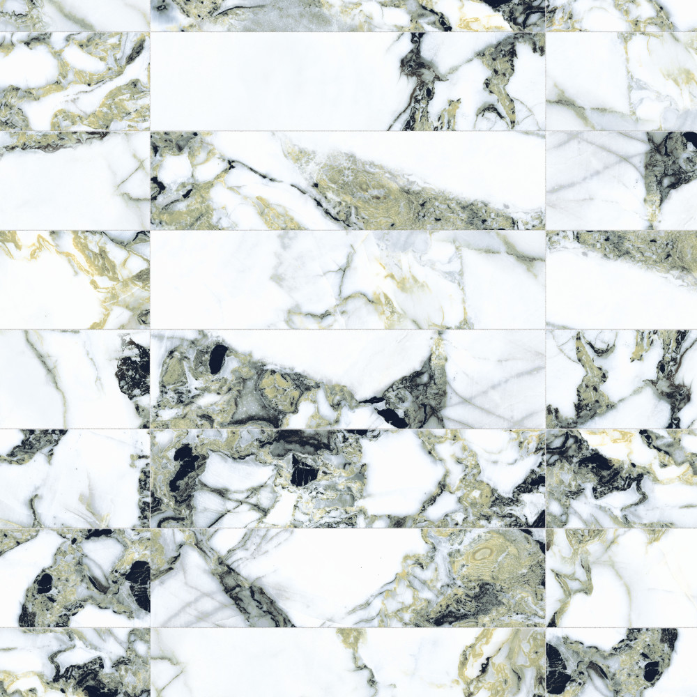 Touche Jade 2-7/8 in. x 11-3/4 in. Porcelain Floor and Wall Tile