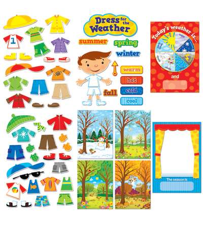 Dress for the Weather Bulletin Board Set
