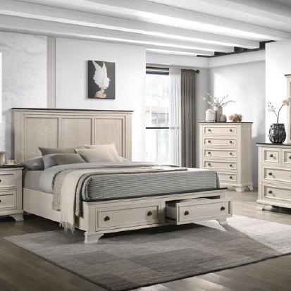 Lifestyle image of the  Whitehaven Bed Frame from Forty Winks