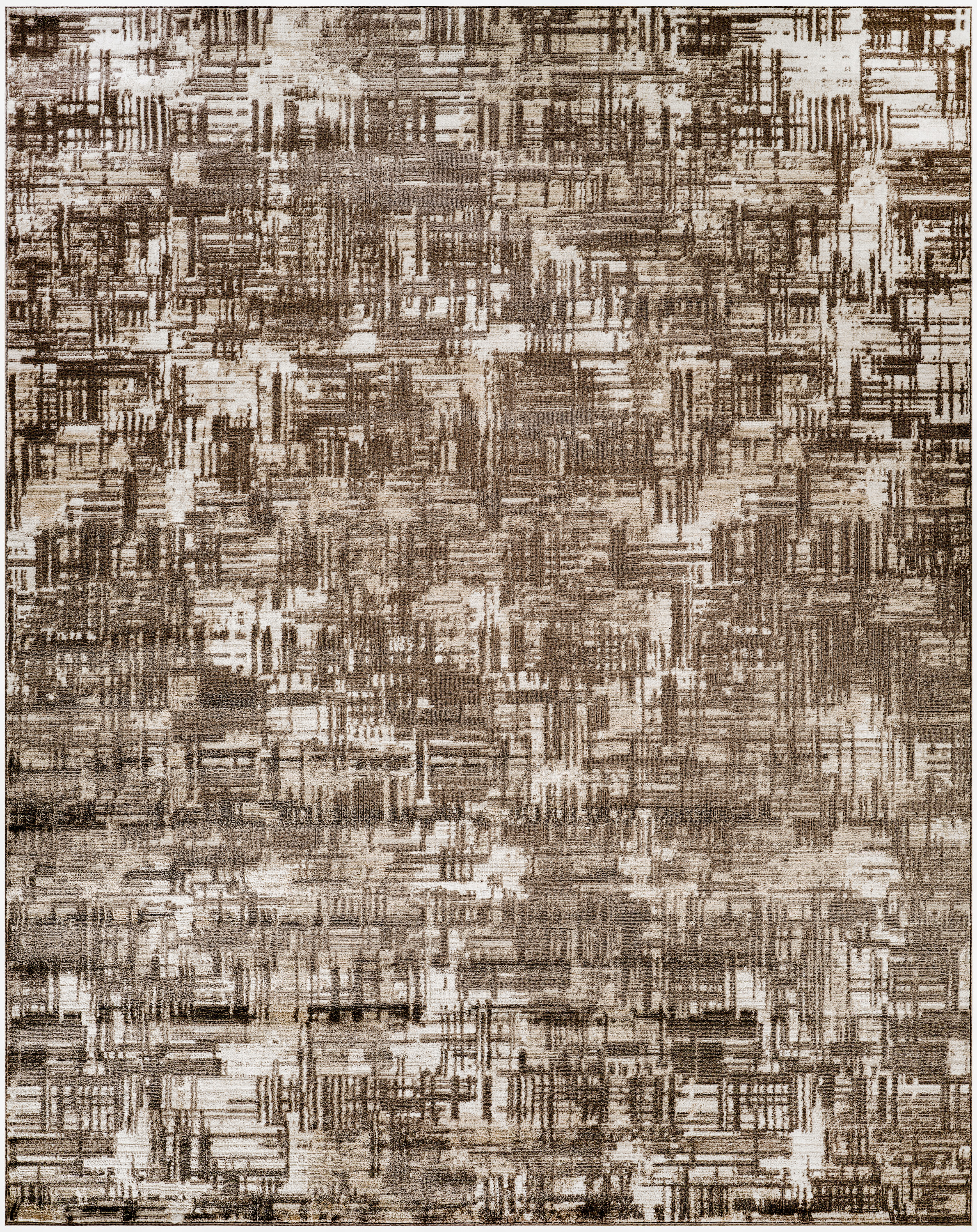 Nourison Dekor 7'10" x 9'10" Brown Modern Indoor Rug