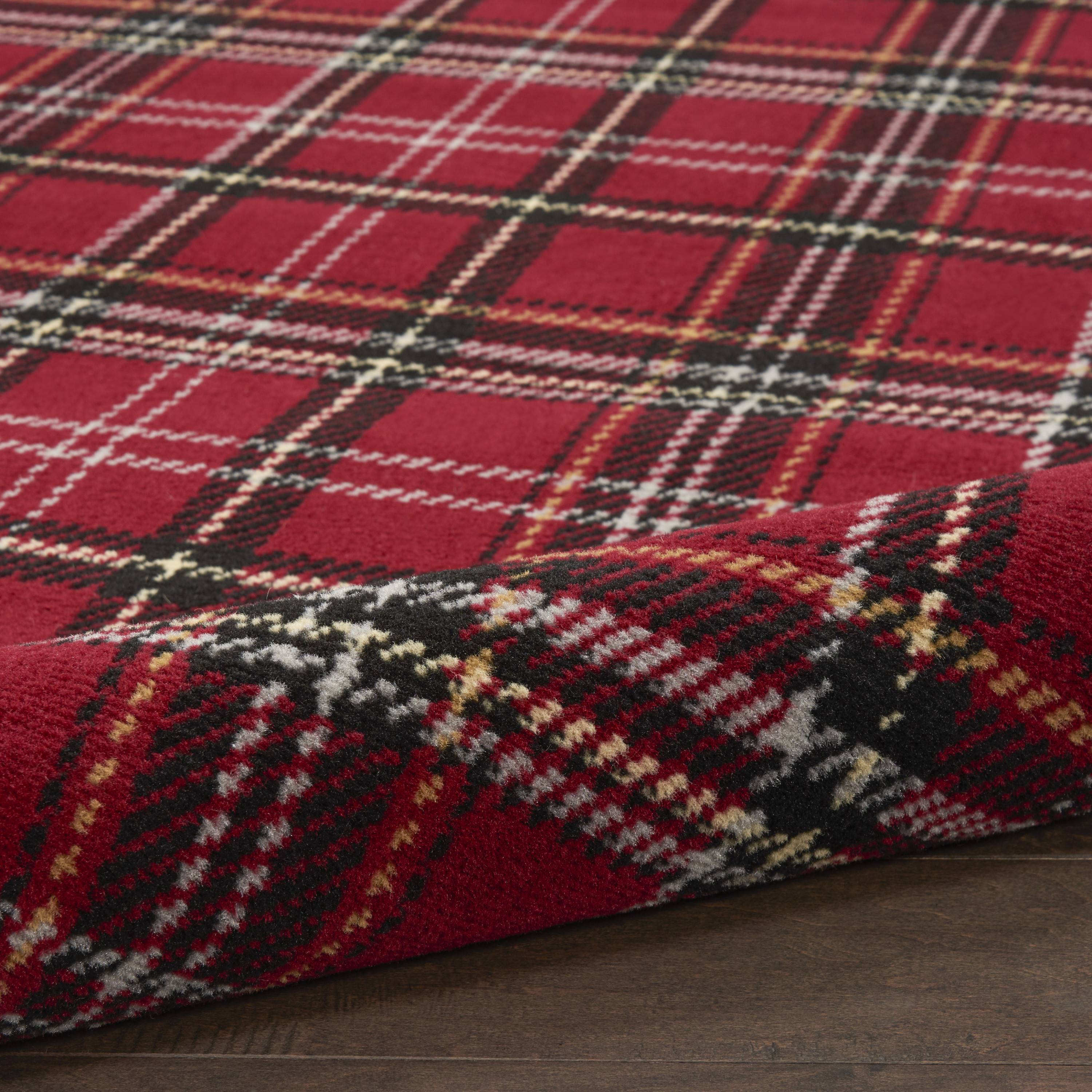 Nourison Grafix 3'9" x 5'9" Red Rustic Indoor Rug