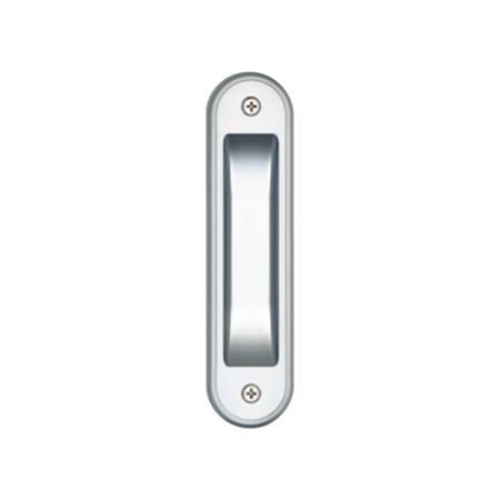 Flush Pull Concealed Fix Rectangular with Round Ends 120mm x 50mm