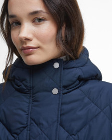 Romilly Quilted Jacket Navy/Sky Dress Tartan