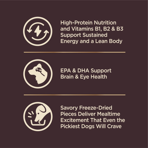 The benifts of Wellness CORE+ Wholesome Grains Puppy Chicken with Freeze Dried Turkey