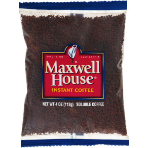 MAXWELL HOUSE Instant Soluble Coffee, 4 oz. Bag (Pack of 24) image