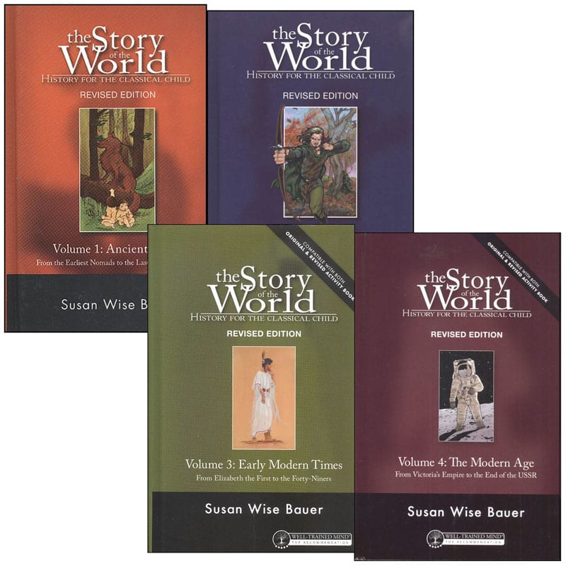 Story of the World Volume 1-4 Set (hardcover)