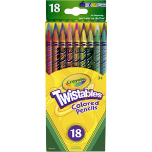 Twistables&reg; Colored Pencils, 18 Count