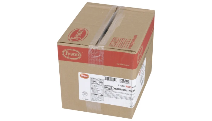 Tyson Red Label® Fully Cooked Unbreaded Grilled Chicken Breast Strips, Large _image_5
