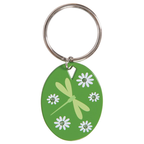 Dragonfly Green Key Chain