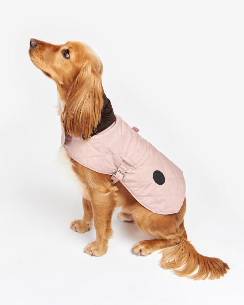 Quilted Dog Coat Classic Pink