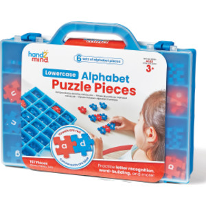 Lowercase Alphabet Puzzle Pieces
