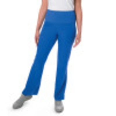 Compression Scrub Pants for Women: 4 Pocket, Slimming Anti-roll Waist, Soft Stretch, Straight Leg Medical Scrubs 9337-Urbane