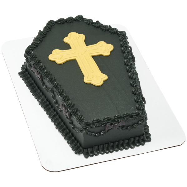Gold Cross Gum Paste Layon