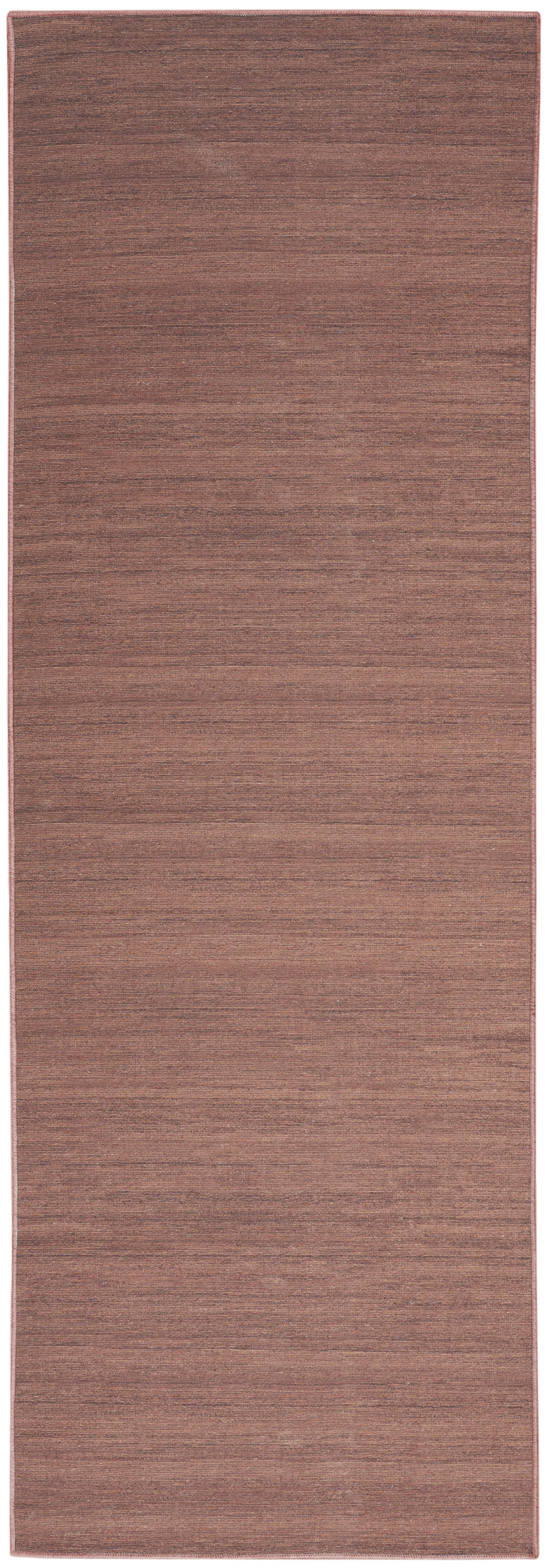 Nourison Washable Essentials 2'2" x 8' Mocha Modern Indoor Rug