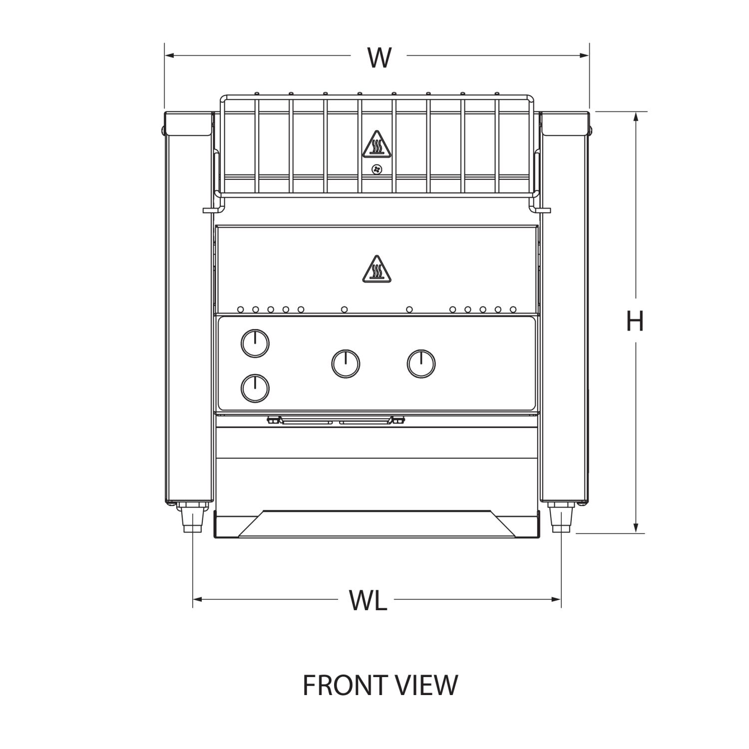 208volt JT2 bread conveyor toaster Vollrath Foodservice