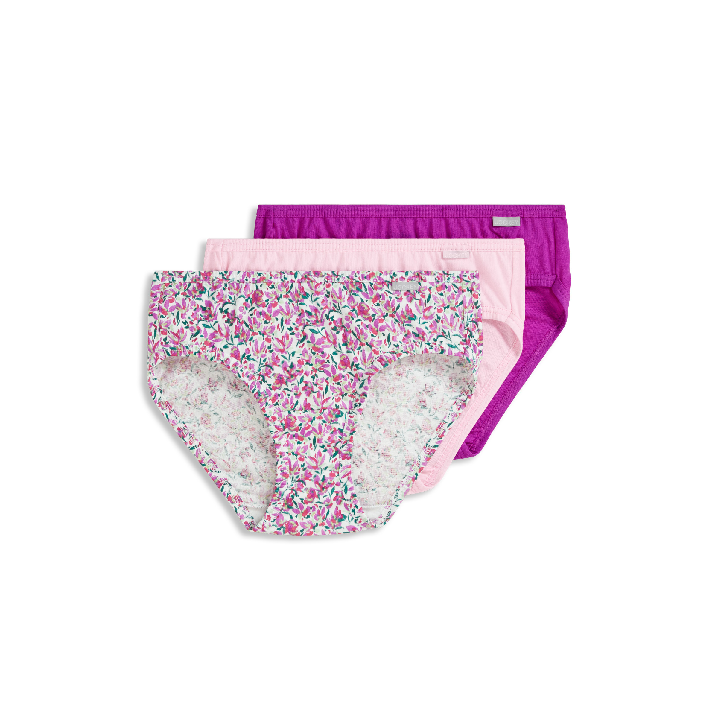 Jockey Women's Plus Size Elance Bikini - 3 Pack - Picture 10 of 30