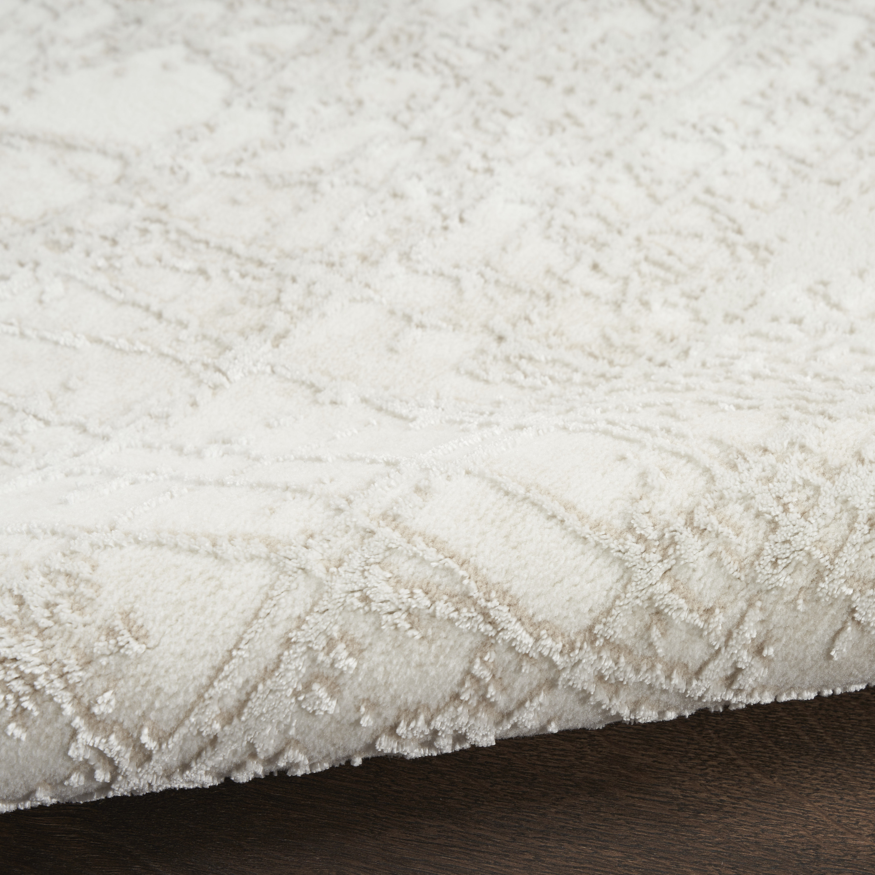Nourison Home Texture 7'10" x 9'10" Ivory Grey Modern Indoor Rug