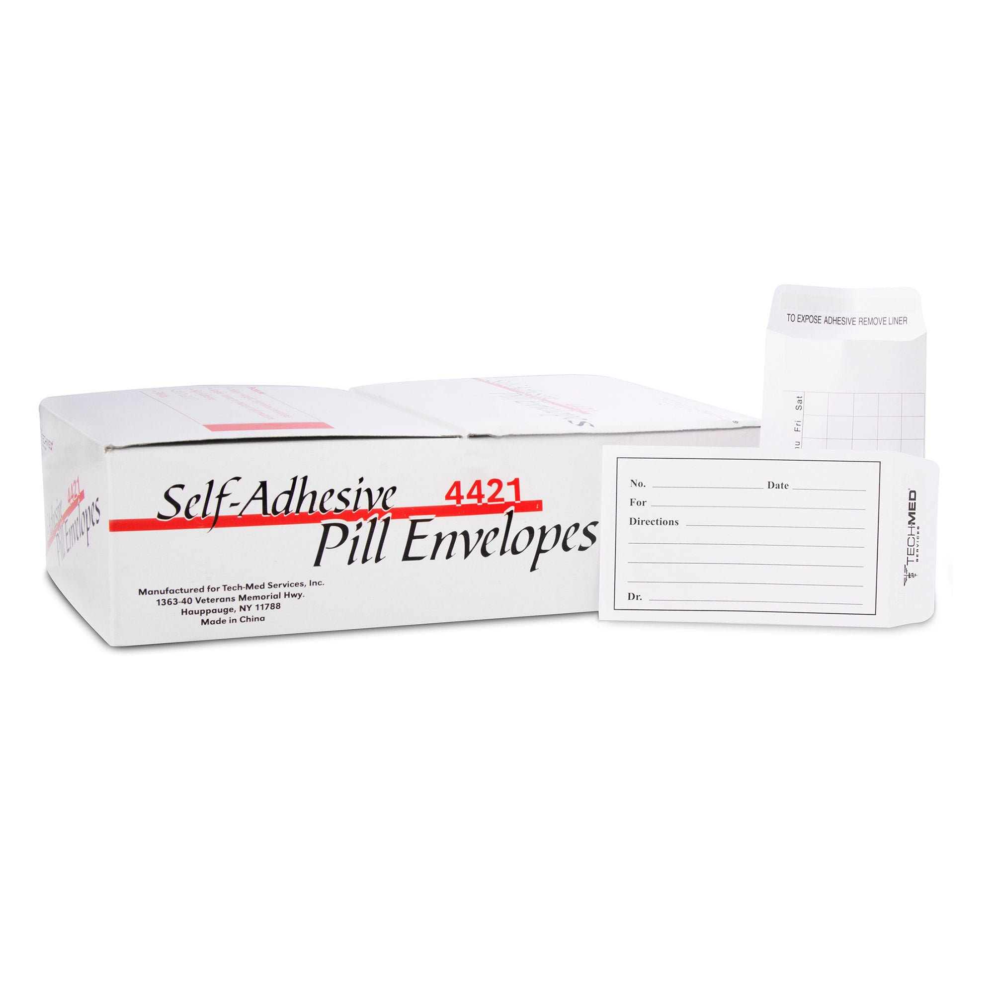 Tech-Med® Pill Envelope, 3-/2 x 2-1/4 Inch