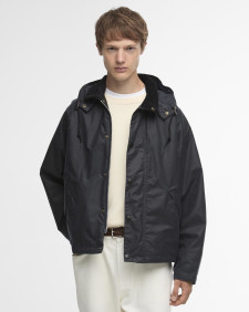 Barbour for Margaret Howell Transport Waxed Jacket Navy
