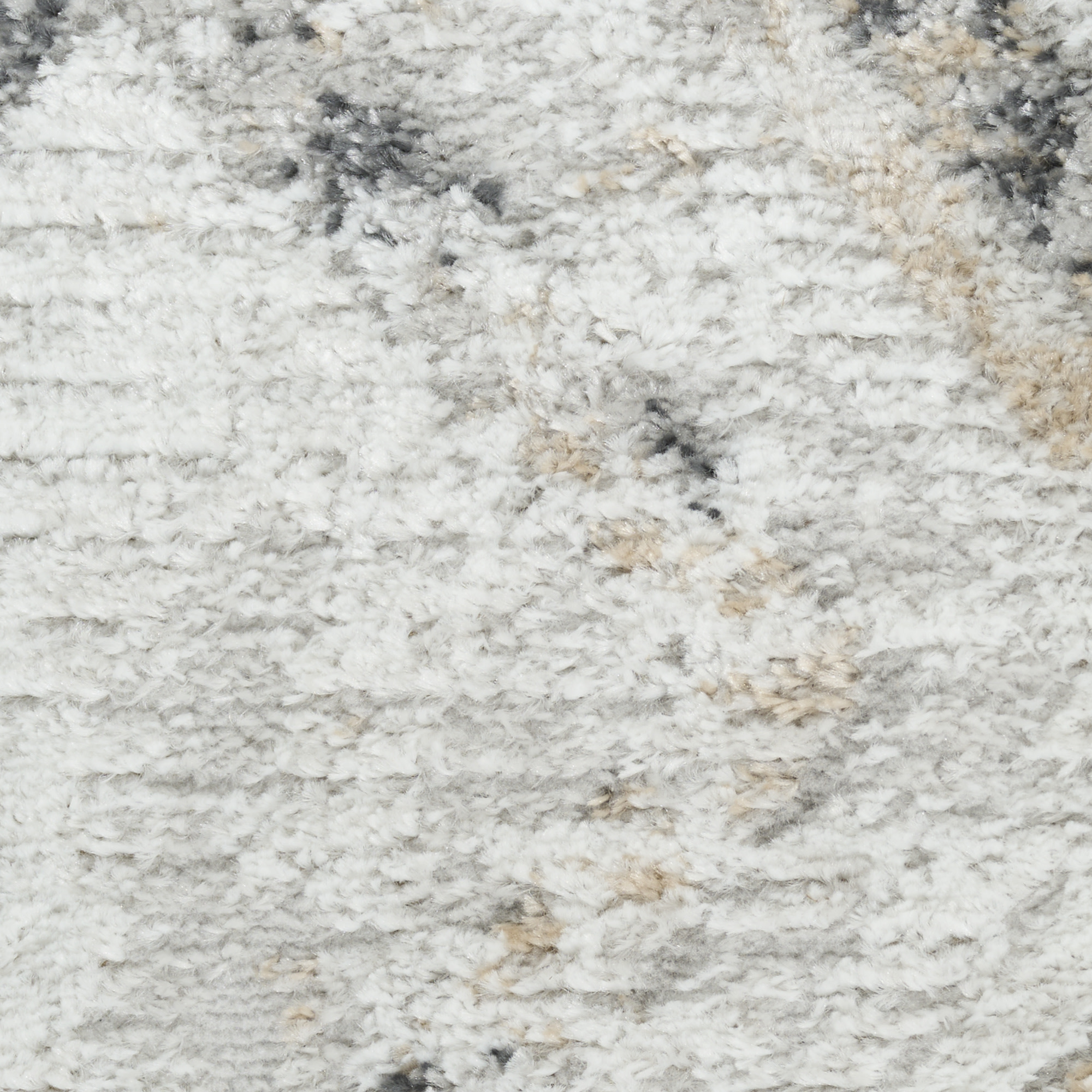 Nourison Dekor 2' x 4' Grey Charcoal Modern Indoor Rug