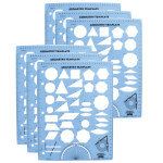 Learning Advantage&reg; Geometry Template, Pack of 6 CTU7826-6