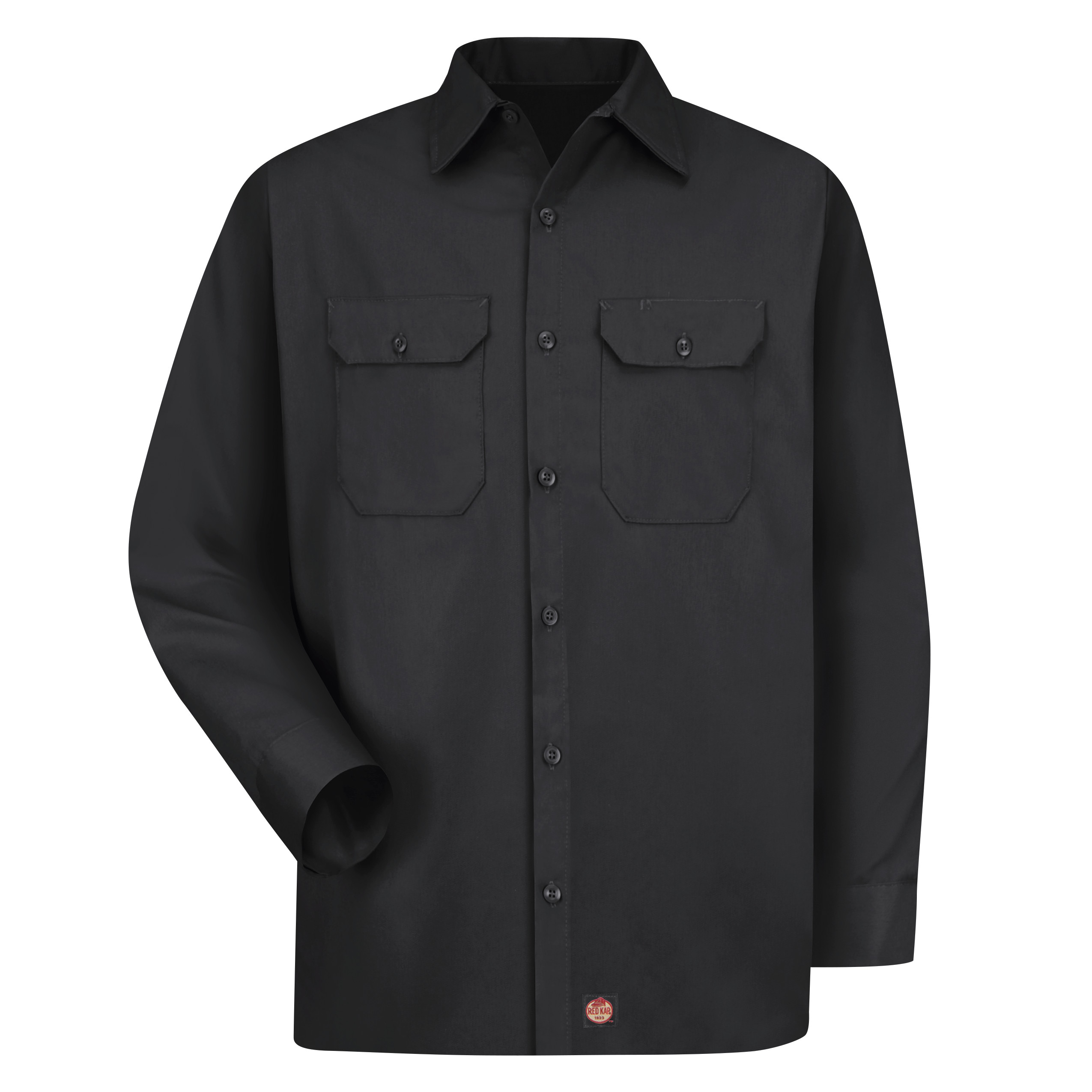 Men‘s Long Sleeve Utility Uniform Shirt-Red Kap