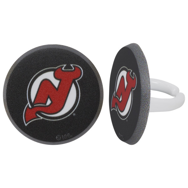 NHL® Team Puck Cupcake Rings