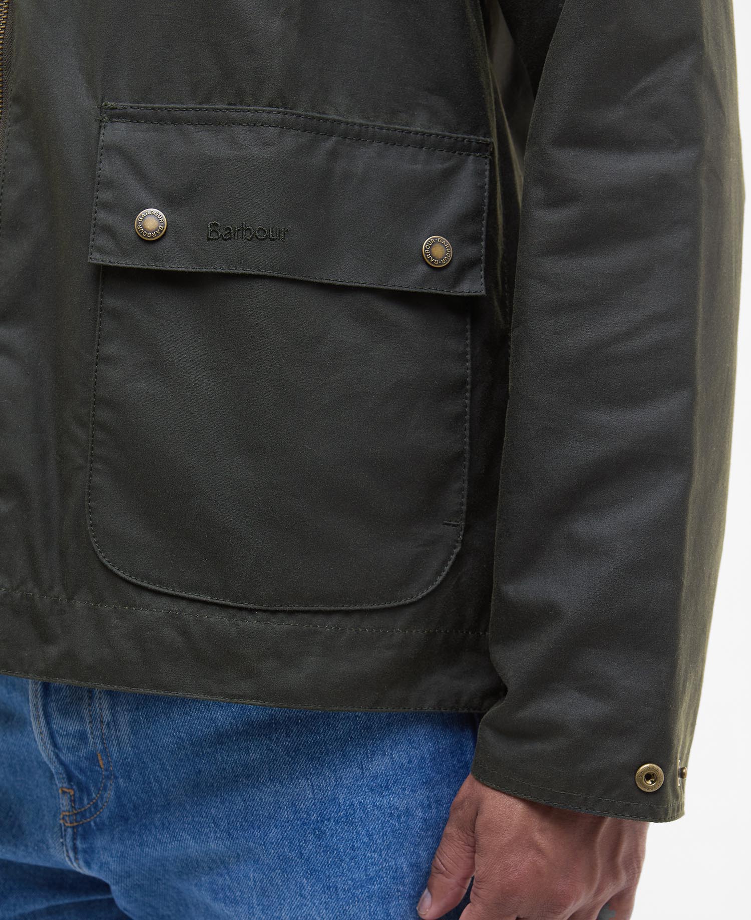Bedale Short Waxed Jacket image number 7