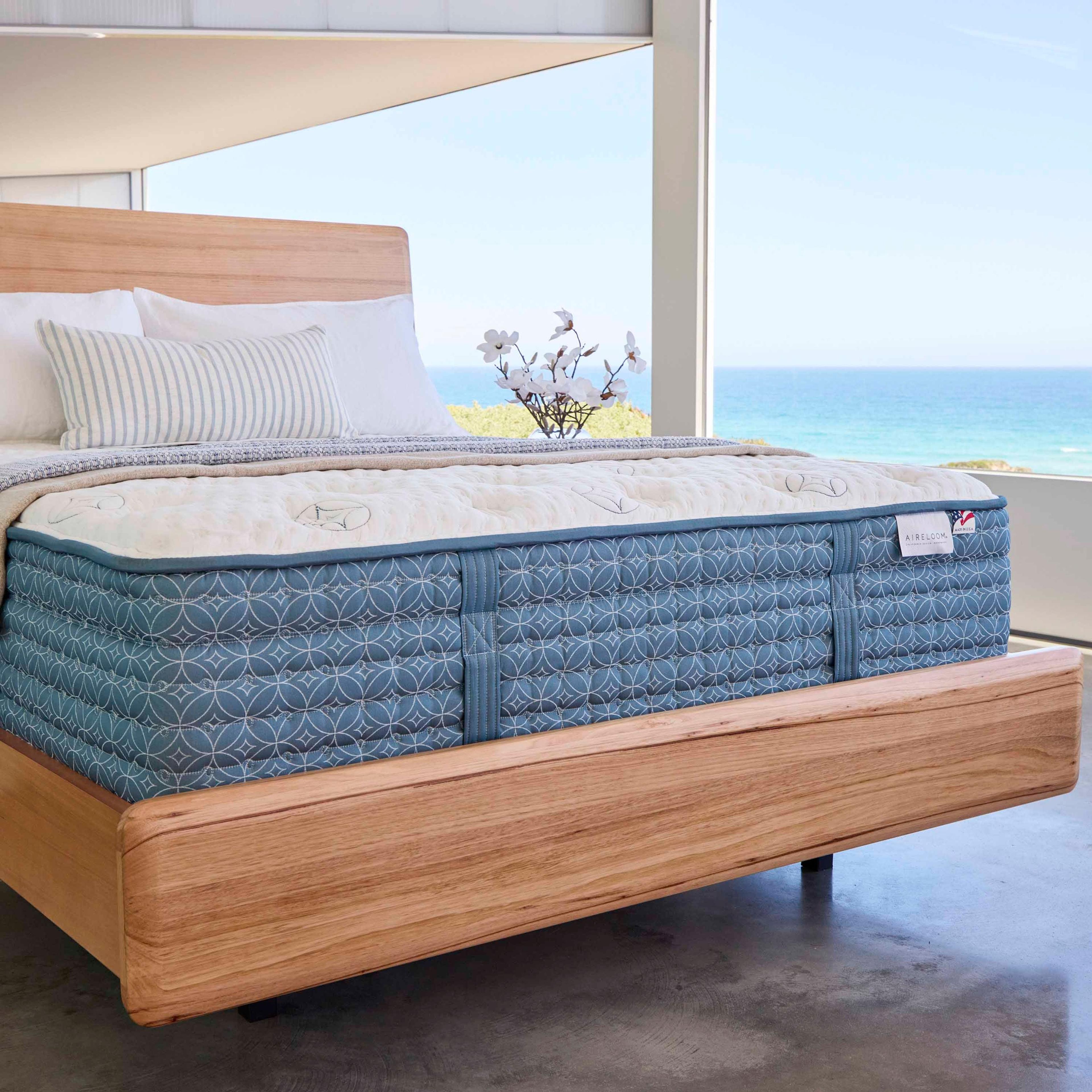Lifestyle image of the  Aireloom Streamline Mattress, Extra Firm from Forty Winks