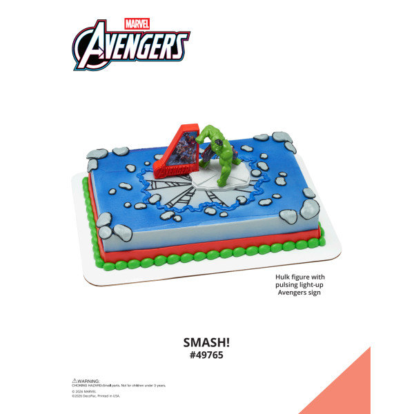 MARVEL Avengers Smash! The Magic of Cakes® Icing Only Page