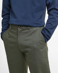 Suede Sateen Tailored Trousers 