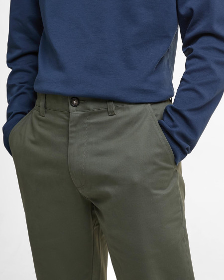 Suede Sateen Tailored Trousers