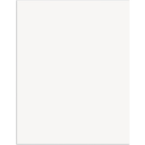 Coated Poster Board, White 14 pt., 22" x 28", 25 Sheets