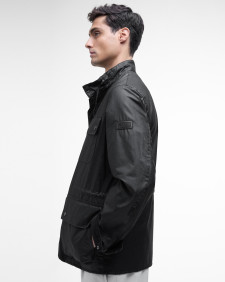 Croftley Waxed Jacket Classic Black