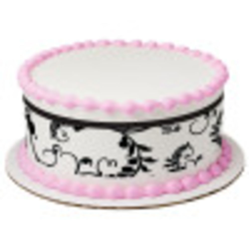 Image Cake Black Scroll