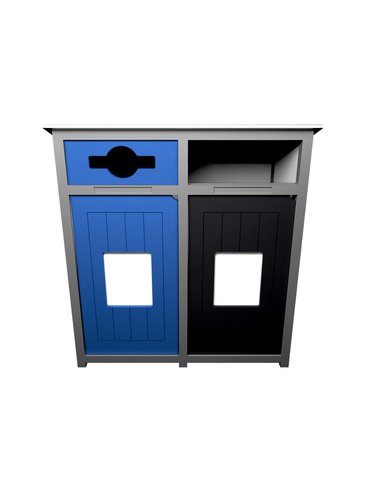 AURA – Double – Unit – Mixed-Full – White-Grey-Blue-Black