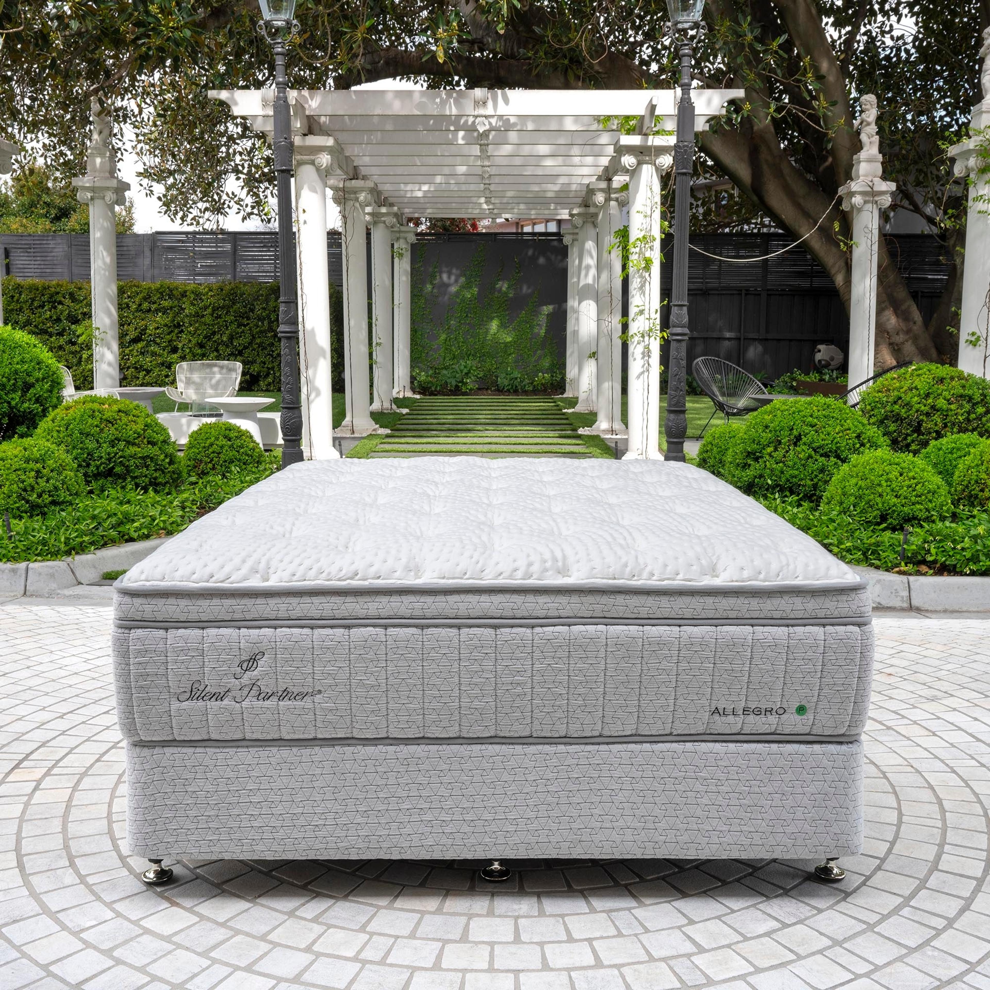 Lifestyle image of the  Silent Partner Allegro Base from Forty Winks