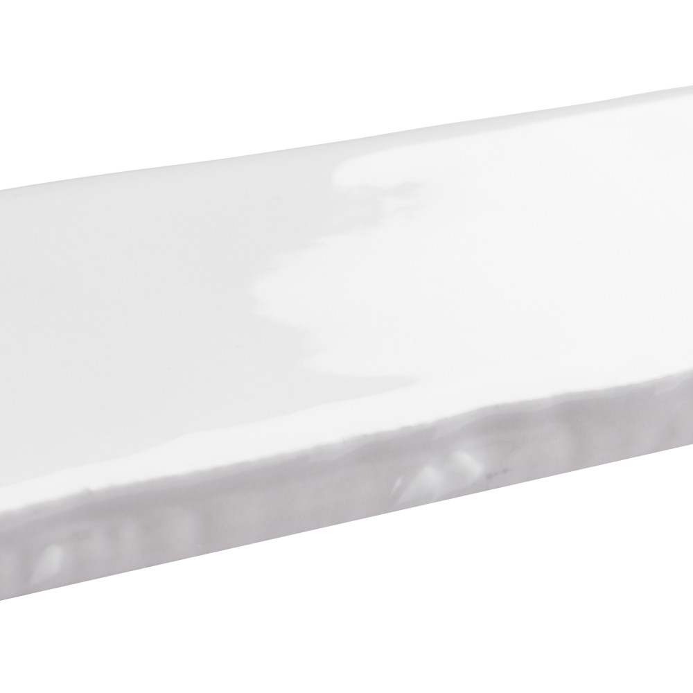 Chester Bianco 2 in. x 10 in. Ceramic Wall Tile