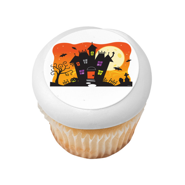 Spooky Haunted House PhotoCake® Edible Image®