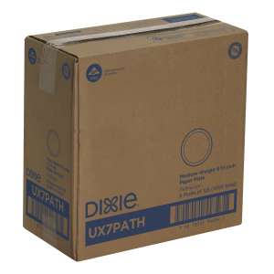 Dixie, 7" Medium-weight Paper Plates, Multicolor