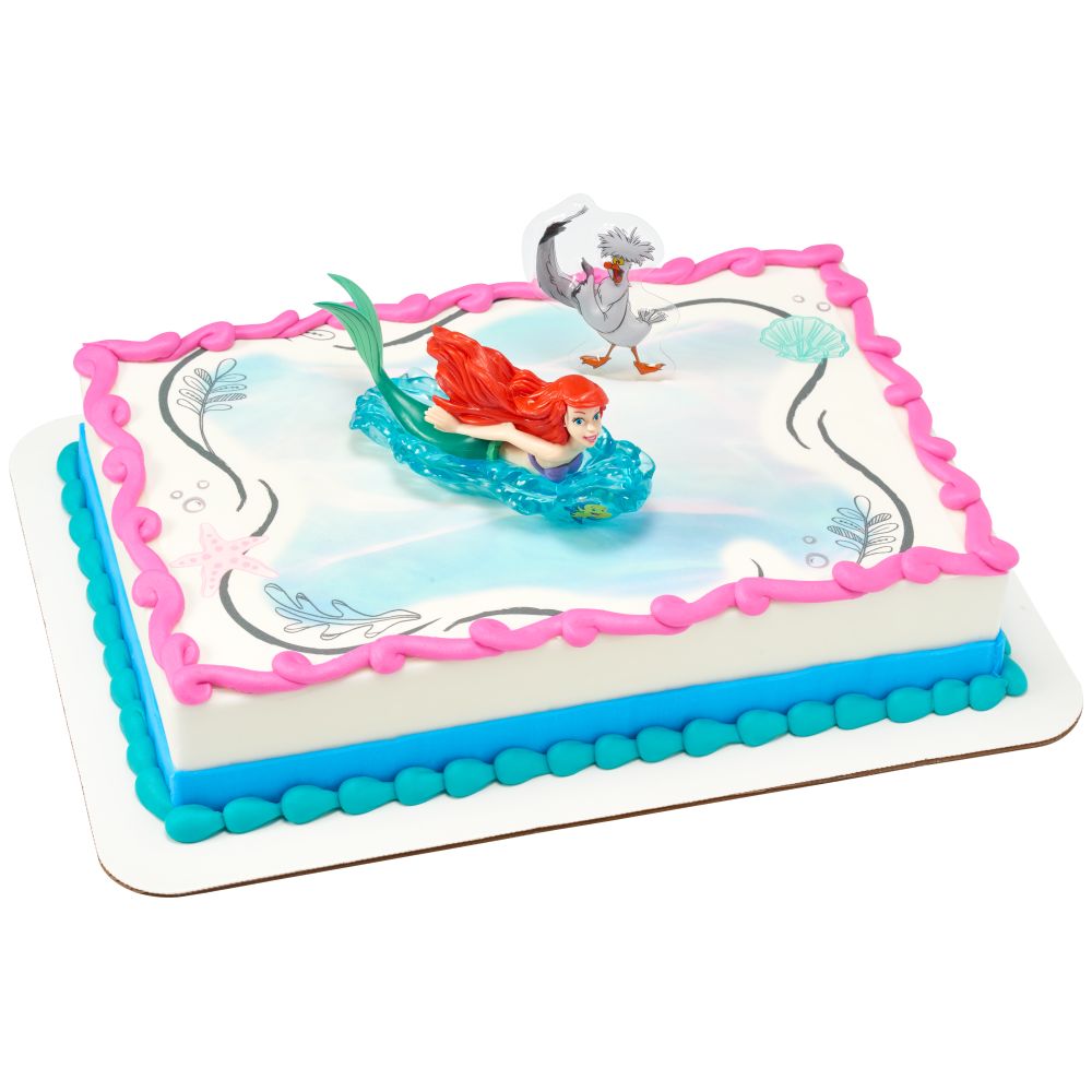 Image Cake Disney Princess The Little Mermaid Ariel & Scuttle