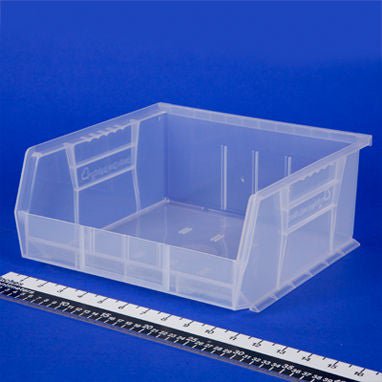 Storage Bin HCL® Super Tough Clear Plastic 5 X 10-7/8 X 11 Inch