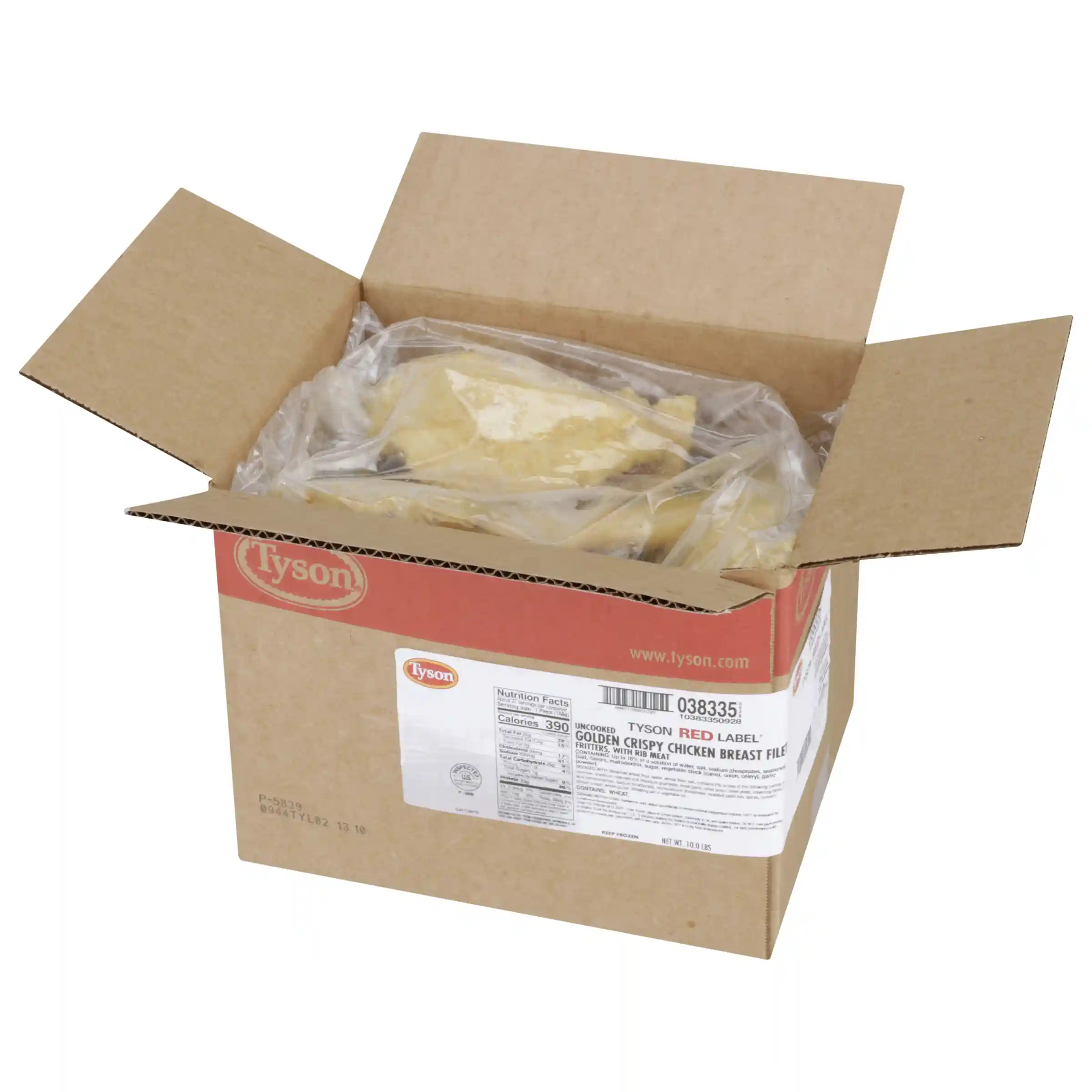 Tyson Red Label® Uncooked Golden Crispy Chicken Breast Filet Fritters, 6 oz. _image_4